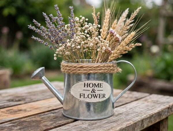 Dekorativní konvička obal na květináč Home Flower