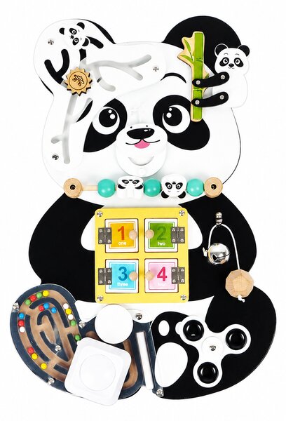 Aga4Kids Montessori dřevěná tabule Panda