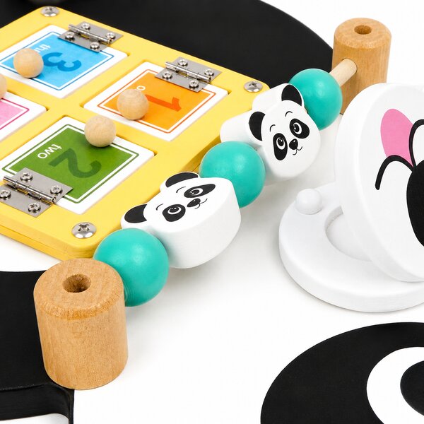 Aga4Kids Montessori dřevěná tabule Panda