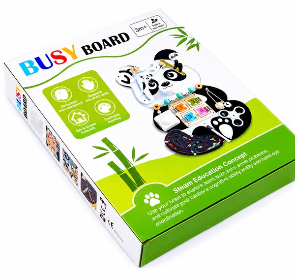 Aga4Kids Montessori dřevěná tabule Panda