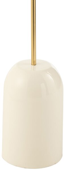 Bílo-zlatý kovový odkládací stolek J-line Sides 30 cm