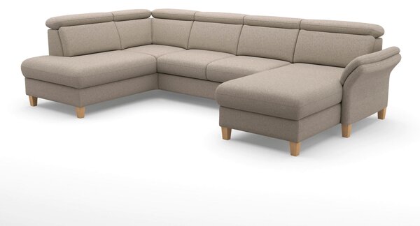 SEDACÍ SOUPRAVA, textil, šedohnědá Sit & More - Sedací soupravy, Online Only