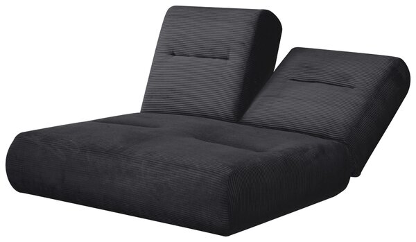 ROZKLÁDACÍ POHOVKA, textil, černá Livetastic - Rozkládací pohovky, Online Only