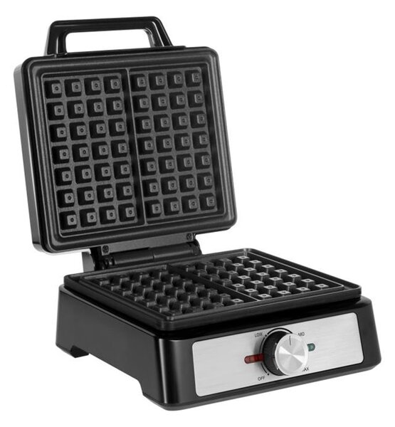 Vaflovač na 2 gofry TEESA 1600W inox s regulací výkonu