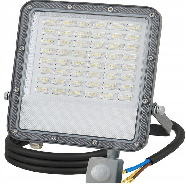 BERGE LED reflektor ODYN s pohybovým senzorem 100W - 9000lm - 4000K - IP66