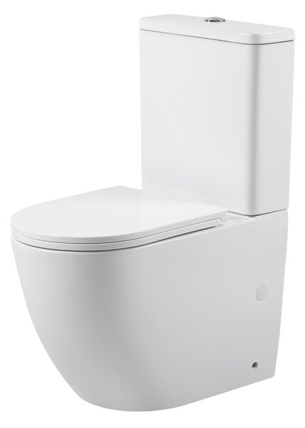 Erga Torre, WC kombi mísa 620x385x835 mm, Tornado 2.0 + toaletní sedátko, bílá lesklá, ERG-V03-TORRE-TO2-WH