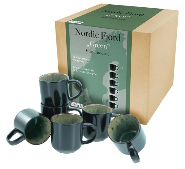 SADA HRNKŮ NA KÁVU kamenina keramika Creatable - Kolekce nádobí, Online Only