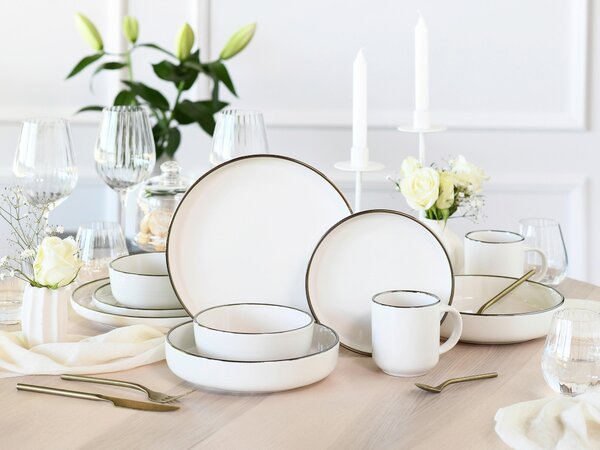 KOMBINOVANÁ SOUPRAVA, 10dílné, kamenina Creatable - Online Only nádobí, Online Only