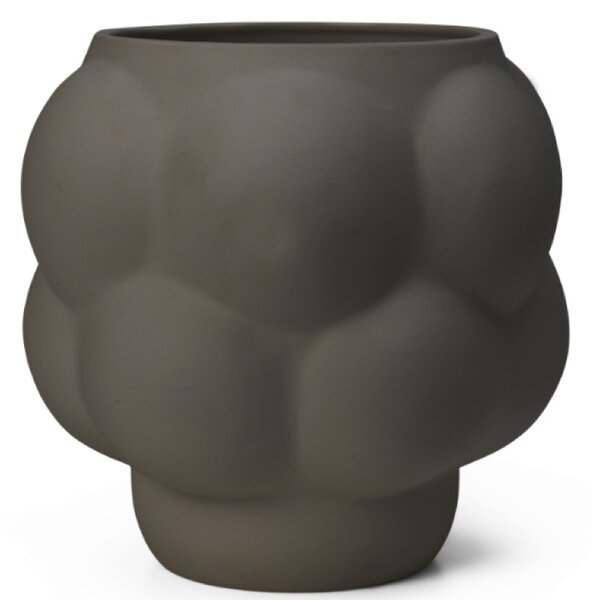 Louise Roe Keramický květináč Balloon Pot - Mud Brown LR131