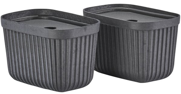 ZONE Denmark Úložný box Pulp Black - Small ZD102