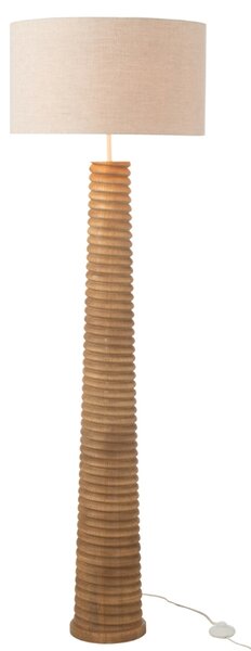 Dřevěná stojací lampa J-line Ailan 160 cm