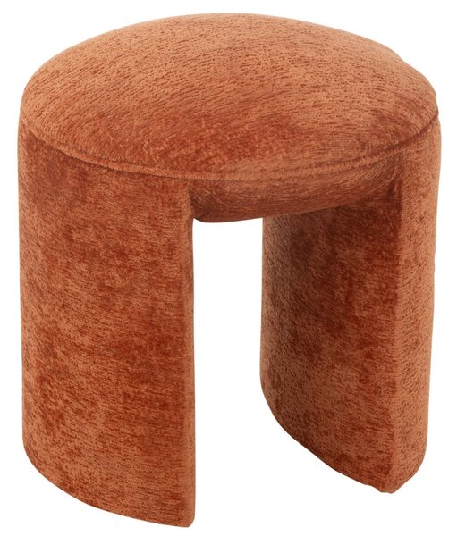 Oranžová čalouněná stolička J-line Tammy 44 cm