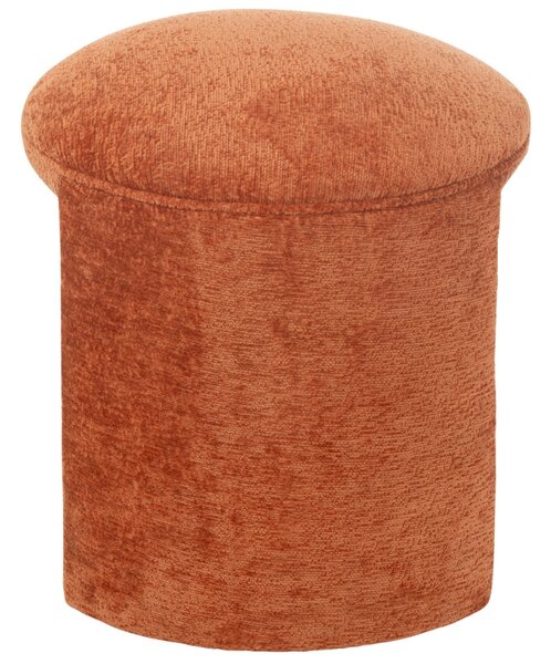 Oranžová čalouněná stolička J-line Tammy 44 cm