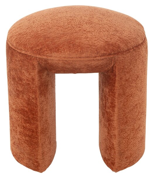 Oranžová čalouněná stolička J-line Tammy 44 cm