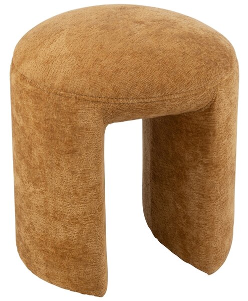 Okrově žlutá čalouněná stolička J-line Tammy 44 cm