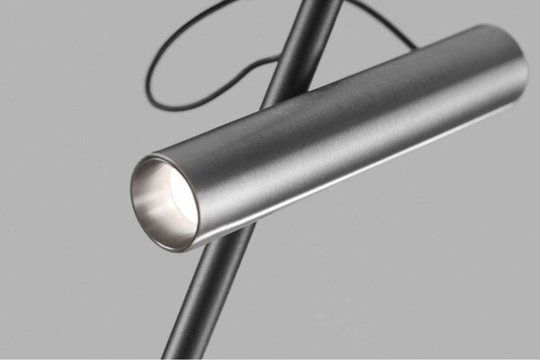 Stolní lampa LIGHT-POINT, stmívatelné, Metalická, Obývací pokoj, Hliník