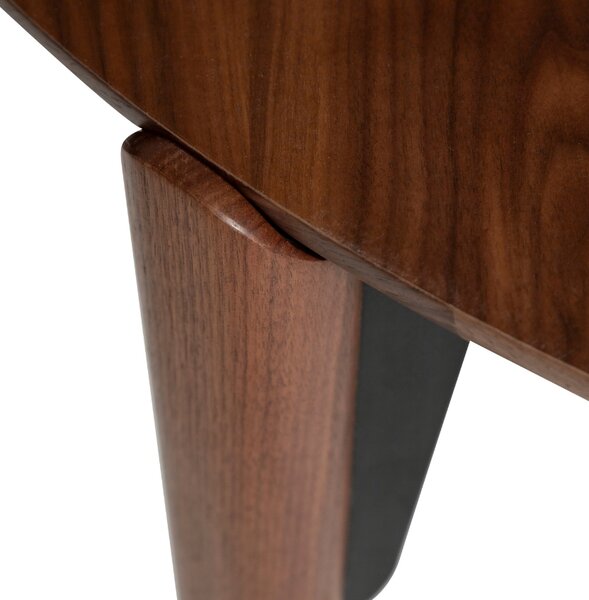 ​​​​​Dan-Form Ořechový kulatý jídelní stůl DAN-FORM Paragon 122 cm