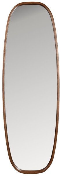 -25 % Dny MOMENTI– White Label Hnědé dřevěné závěsné zrcadlo WLL NYKO 120 x 40 cm