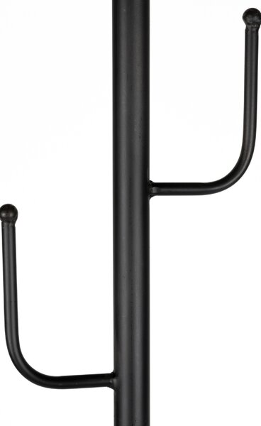 White Label Černý kovový věšák WLL TWIGGY 170 cm