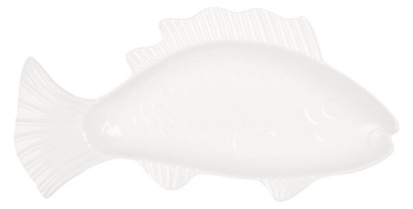 Bílá porcelánová miska ve tvaru ryby Dora – 150 ml