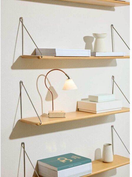 Stolní lampa Halo Design, Béžová, Obývací pokoj, Kov