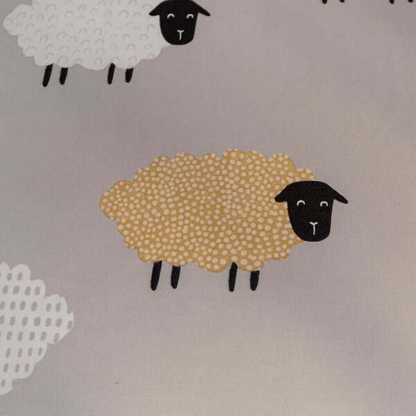 Povlečení z mikrovlákna SHEEP DREAM šedé Rozměr povlečení: 70 x 90 cm | 140 x 200 cm