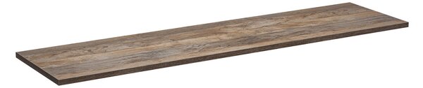Comad Koupelnová sestava SantaFe s deskou, umyvadly, zrcadly a skříňkami 180 cm taupe/dub santa fe vintage