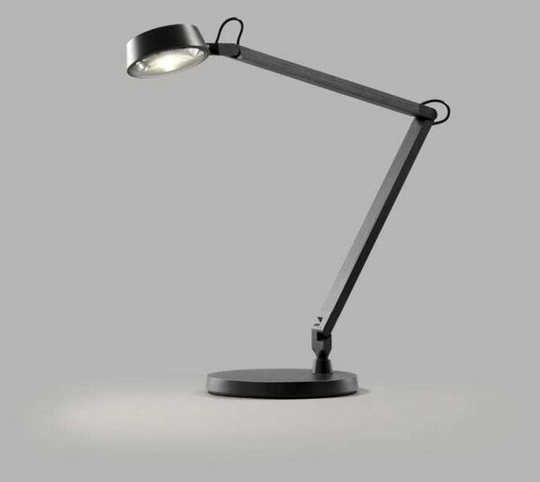 Stolní lampa LIGHT-POINT, stmívatelné, Černá, Obývací pokoj, Hliník