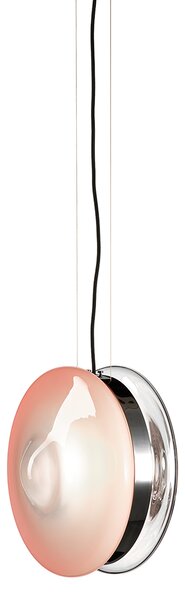 Bomma Luxusní závěsné svítidlo Orbital ⌀ 36 cm Povrch Montury: Broušená zlatá, Barva skla: Měsíční čirá