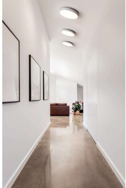 Stropní Lampa ANTIDARK, Bílá, Obývací pokoj, Plast