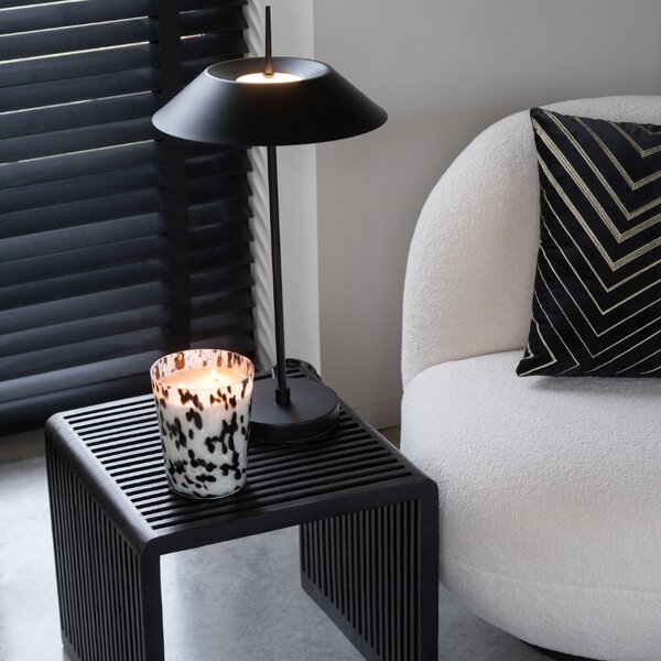 Zlatá kovová stolní LED lampa J-line Zavya