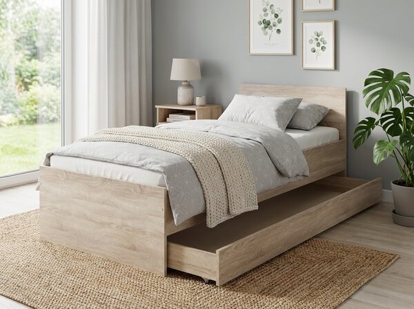 Postel ELISA 90 x 200 cm, dub sonoma