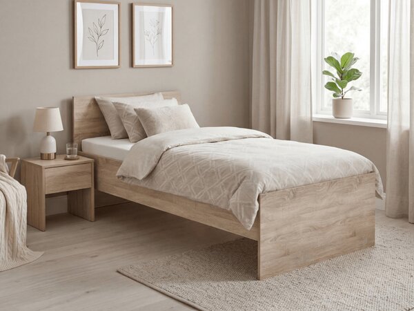 Postel ELISA 90 x 200 cm, dub sonoma