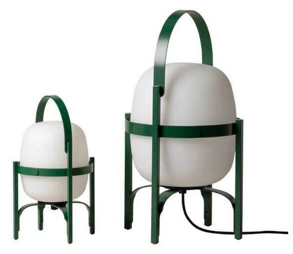 Stolní lampa Santa & Cole, Zelená, Jídelna, Hliník