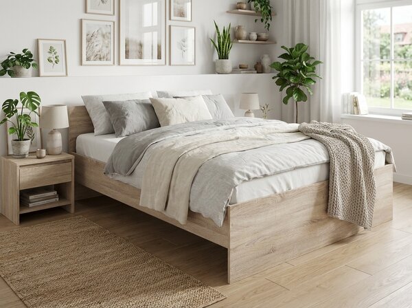 Postel ELISA 120 x 200 cm, dub sonoma