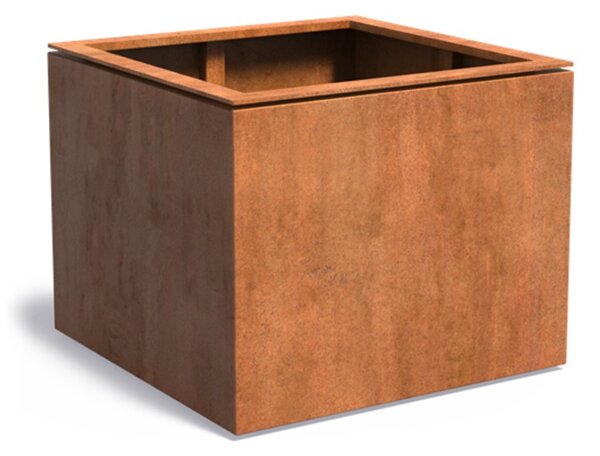 Cortenový květináč Kubo 830 x 830 x 700 mm