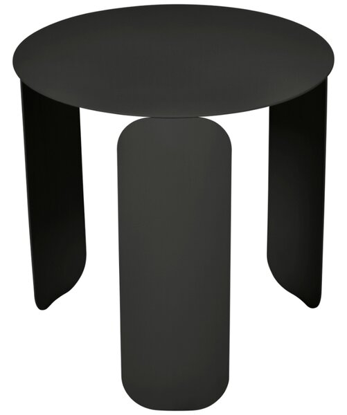 Černý kovový zahradní odkládací stolek Fermob Bebop 45 cm