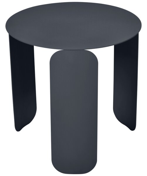 Antracitový kovový zahradní odkládací stolek Fermob Bebop 45 cm