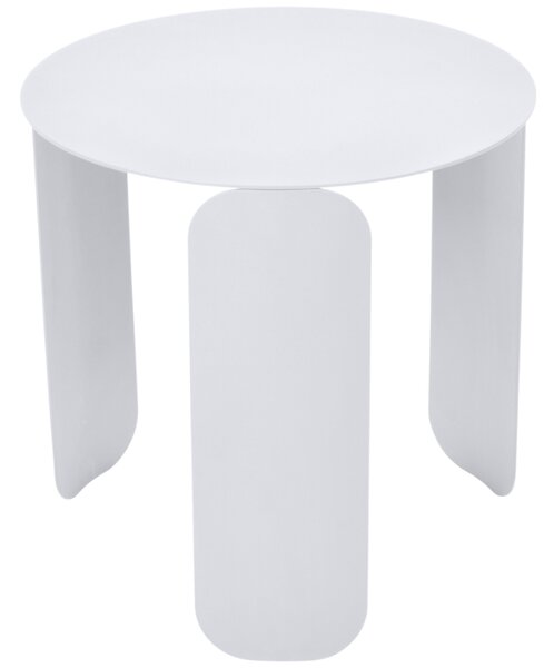 Bílý kovový zahradní odkládací stolek Fermob Bebop 45 cm