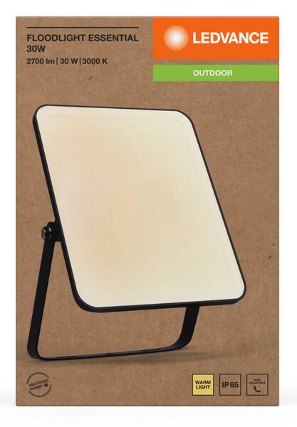 LEDVANCE LED reflektor Floodlight Essential 30W 3000K 4058075768055