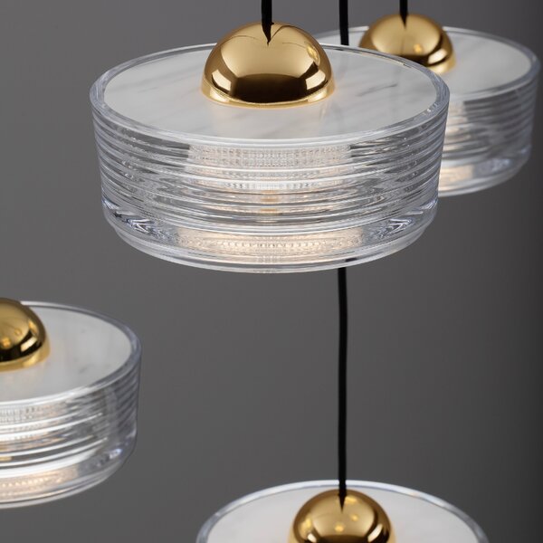Nova Luce Závěsné LED světlo Keros 45 cm