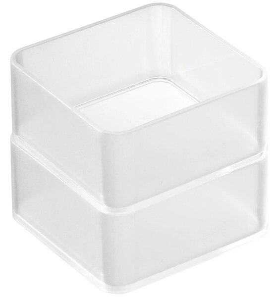 Set dvou plastových organizérů Yamazaki Tower 8 x 8 cm
