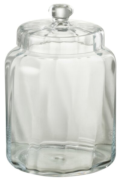 Skleněná dóza J-line Eliano 4,6 l