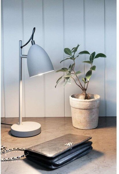 Stolní lampa Halo Design, Šedá, Obývací pokoj, Kov