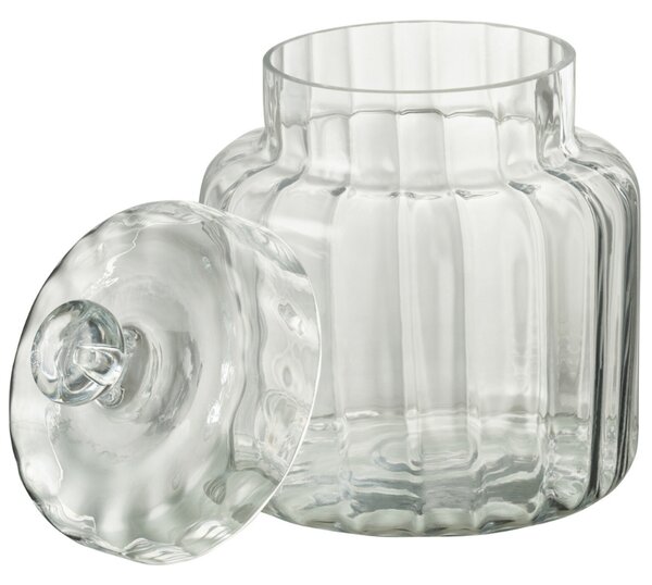 Skleněná dóza J-line Eliano 3,3 l