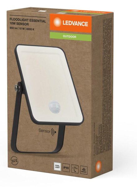 LEDVANCE LED reflektor Floodlight Essential Sensor 10W 4000K 4058075768215