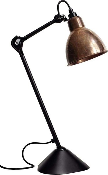 Stolní lampa Lampe Gras, Černá, Pracovna, Kov