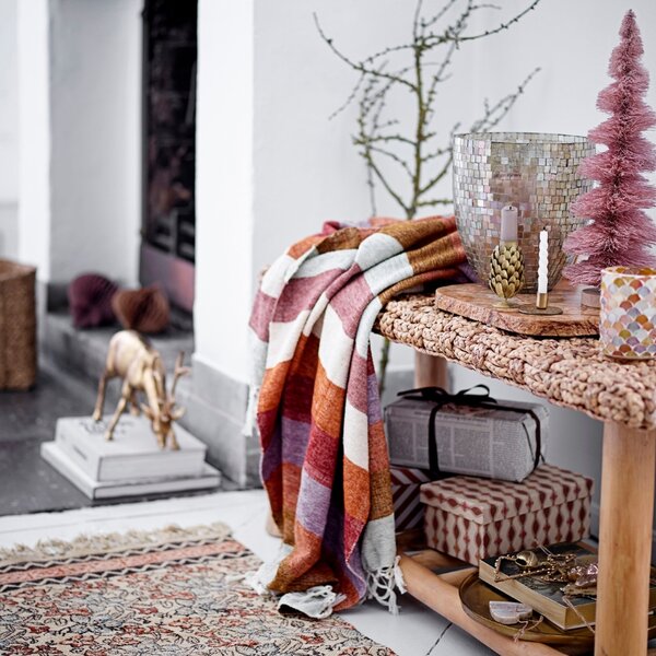 Barevný pléd Bloomingville Lucilla 150 x 125 cm
