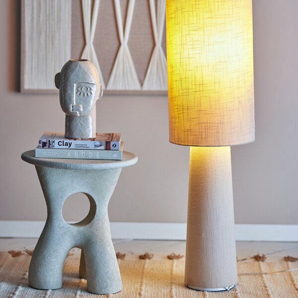 Bloomingville Béžová stojací lampa Emmie 120 cm