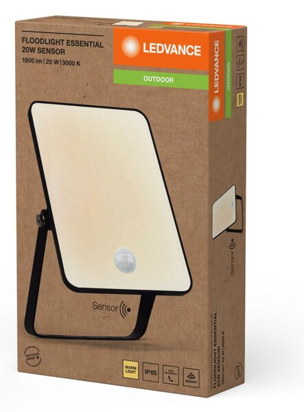 LEDVANCE LED reflektor Floodlight Essential Sensor 20W 3000K 4058075768253